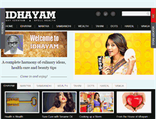 Tablet Screenshot of idhayam.com